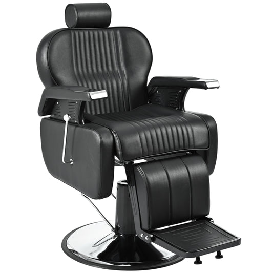 Pro Barber Chair – Heavy Duty Hydraulic Reclining Salon Chair (360° Rotation)