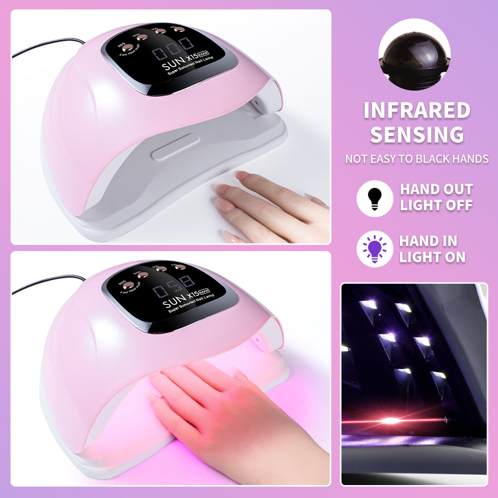 Aura Glow Pro X15 – UV/LED Nail Lamp (66 LED Power)