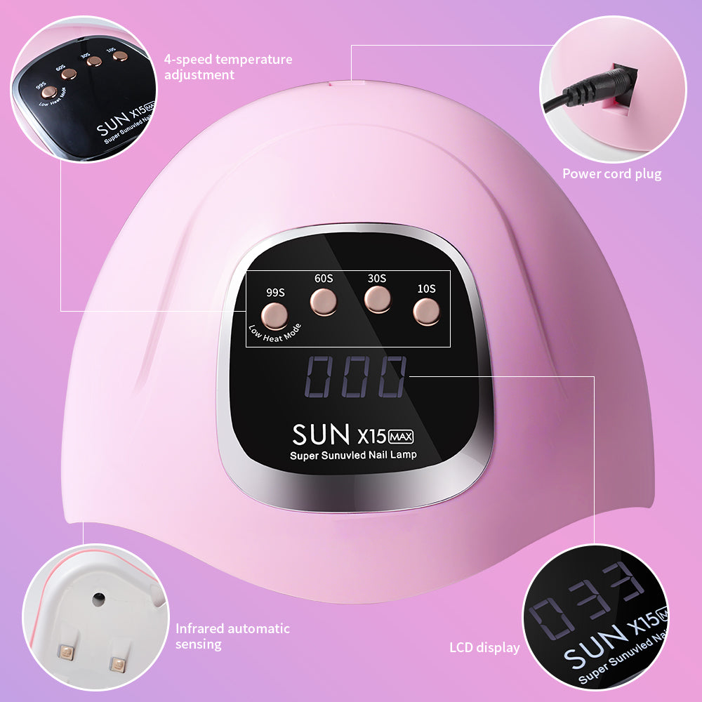 Aura Glow Pro X15 – UV/LED Nail Lamp (66 LED Power)