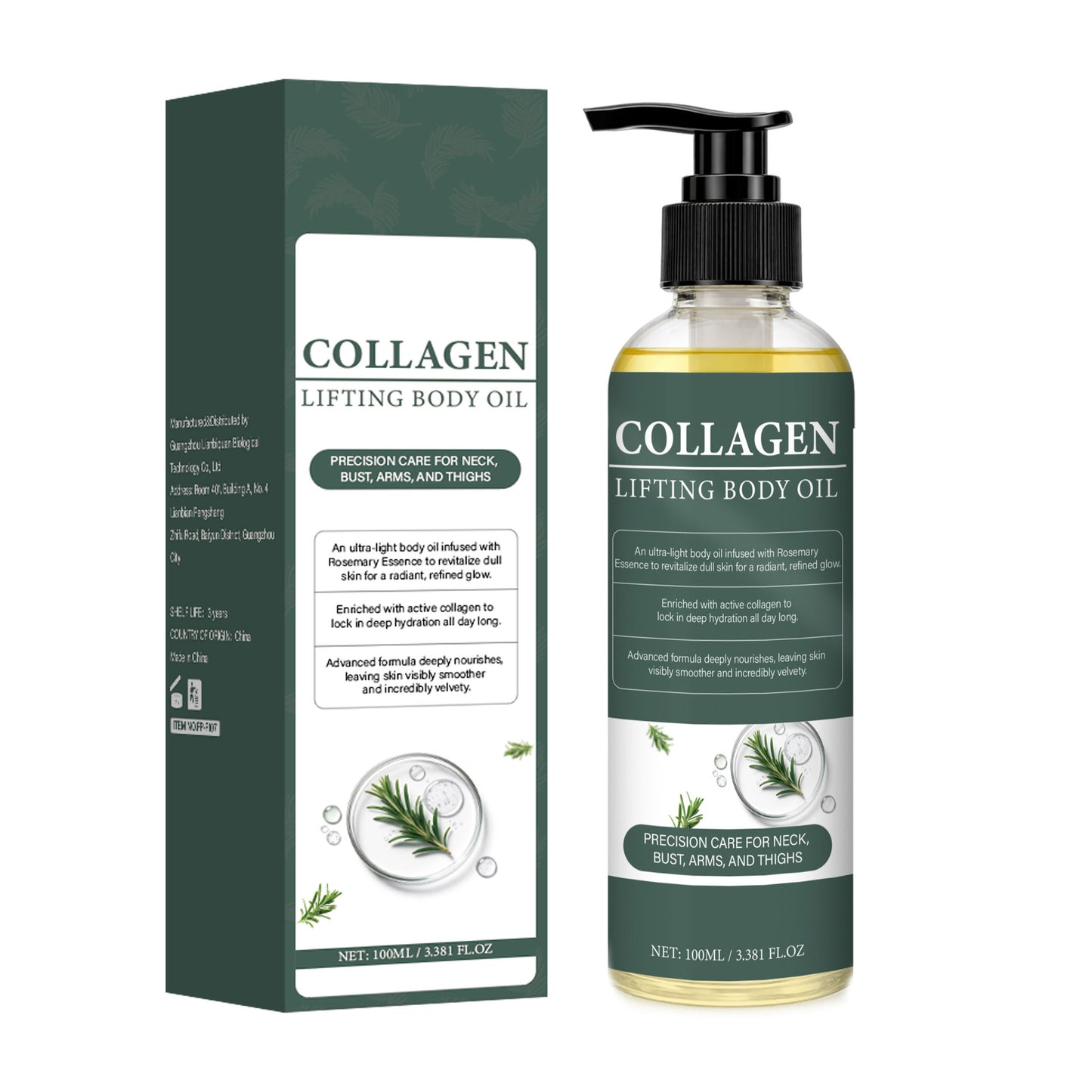 Firming Collagen Body Oil – Hidratación & Glow