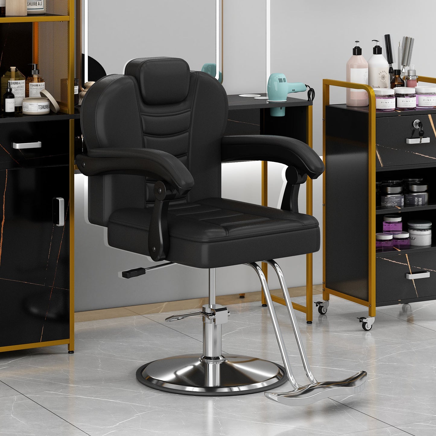 Hydraulic Reclining Barber Chair